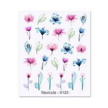 Load image into Gallery viewer, Water Nail Stickers Women Face Sketch Abstract Butterfly Image Sexy Girl Nail Art Decor Sliders Manicures For Nails Decoration Decal Self-Adhesive 3D Wave Design Decoration for Women Girls Tape Nail Art Stickers Decal Decoration