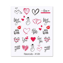Load image into Gallery viewer, Water Nail Stickers Women Face Sketch Abstract Butterfly Image Sexy Girl Nail Art Decor Sliders Manicures For Nails Decoration Decal Self-Adhesive 3D Wave Design Decoration for Women Girls Tape Nail Art Stickers Decal Decoration