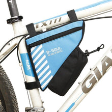Load image into Gallery viewer, Waterproof Bicycle Bag Bike Triangle Bag For Bicycle Front Frame Bag Bike Bag Cycling Top Tube Bag Bicycle Bottle Bag Bike Storage Frame Bag Bicycle Front Tube Triangle Water Resistant Cycling Pack Strap On Pouch Bike Accessories Tool Accessible