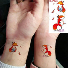 Load image into Gallery viewer, Waterproof Temporary Tattoo Lavender Stickers Butterfly Flower Luxury Small Tattoo For Body Arm
