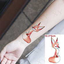 Load image into Gallery viewer, Waterproof Temporary Tattoo Lavender Stickers Butterfly Flower Luxury Small Tattoo For Body Arm