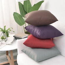 Load image into Gallery viewer, Waterproof Throw Pillow Covers Solid Nordic Cushion Cover Decorative Outdoor Solid Throw Pillow Covers Linen Garden Farmhouse Cushion Cases Home Decor Pillow Case For Couch Bed Balcony