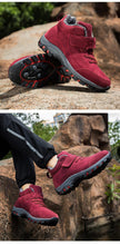 Load image into Gallery viewer, Waterproof Winter Mens Boots With Fur Warm Snow Mens Womens Boots Winter Work Casual Shoes High Top Winter Snow Boots Warm Fur Lined Winter Water-Resistan Ankle Booties