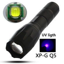 Load image into Gallery viewer, Waterproof Z45 Led Flashlight Ultra Bright Waterproof MINI Torch T6/L2/V6 zoomable 5 Modes 18650 rechargeable Battery for camping tactica Led Mini Water-Resistant Torch Light For Indoor & Outdoor Camping Hiking Accessories Gear