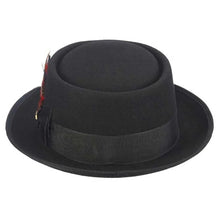 Load image into Gallery viewer, Scala Encore - Structured Wool Felt Pork Pie Hat