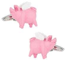 Load image into Gallery viewer, When Pigs Fly Cufflinks