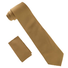 Load image into Gallery viewer, Vittorio Farina Solid Satin Necktie & Pocket Square