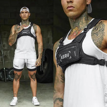 Load image into Gallery viewer, White Fashion Men Lightweight Chest Bag Running Pack For Workouts Running Phone Holder With Extra Storage Minimalist Design