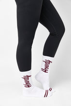 Load image into Gallery viewer, White Howdy Casual Crew Socks