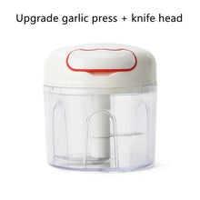 Load image into Gallery viewer, White Mini Multifunctional Kitchen Accessories Vegetable Press Manual Puller Cutting And Stirring Kitchen Gadgets Masher