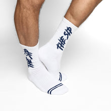 Load image into Gallery viewer, White The Sip Casual Crew Socks