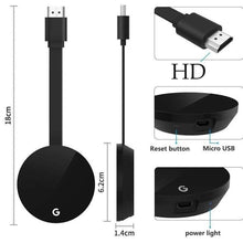 Load image into Gallery viewer, WiFi Wireless Dongle TV Stick HDMI Compatible HD 1080P Wireless TV Cast Display WiFi Display Dongle Receiver For Mobile Phones Cast To TV