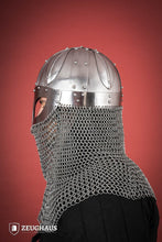Load image into Gallery viewer, Viking Spectacle Helmet with Aventail 1,6mm Polished
