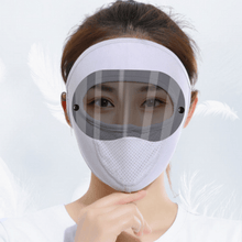 Load image into Gallery viewer, Windproof Anti Dust Face Mask Cycling Ski Breathable Masks Fleece Face Shield Hood Caps with HD Goggles Cycling Cap Balaclava Skating Hat Motorbike Biker Racing Breather Mask Tactical Airsoft Cap Scarf Mask Ski Hat Spring Summer For Men Women