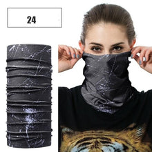 Load image into Gallery viewer, Windproof Head Scarves Neck Warmer Cycling Camping Hiking Men Women Fashion Magic Scarves Turban Outdoor Headband Bandanas Washable Cloth Bandanas Women Men Neck Gaiter Cover Turban Multipurpose Balaclava Elastic UV Face Shields for Women