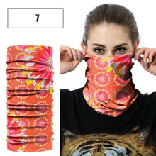 Load image into Gallery viewer, Windproof Head Scarves Neck Warmer Cycling Camping Hiking Men Women Fashion Magic Scarves Turban Outdoor Headband Bandanas Washable Cloth Bandanas Women Men Neck Gaiter Cover Turban Multipurpose Balaclava Elastic UV Face Shields for Women