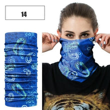 Load image into Gallery viewer, Windproof Head Scarves Neck Warmer Cycling Camping Hiking Men Women Fashion Magic Scarves Turban Outdoor Headband Bandanas Washable Cloth Bandanas Women Men Neck Gaiter Cover Turban Multipurpose Balaclava Elastic UV Face Shields for Women
