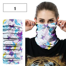 Load image into Gallery viewer, Windproof Head Scarves Neck Warmer Cycling Camping Hiking Men Women Fashion Magic Scarves Turban Outdoor Headband Bandanas Washable Cloth Bandanas Women Men Neck Gaiter Cover Turban Multipurpose Balaclava Elastic UV Face Shields for Women