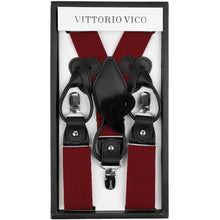 Load image into Gallery viewer, Vittorio Farina Men's Vibrant Colorful Convertible Suspender