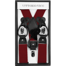 Load image into Gallery viewer, Vittorio Farina Men's Vibrant Colorful Convertible Suspender