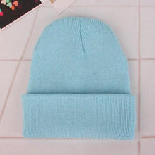 Load image into Gallery viewer, Winter Beanie Hats For Men And Women One Size Beanies Knitted Solid Cool Hat Girls Autumn Female Beanie Warm Comfortable Soft Casual Cap For Cold Weather