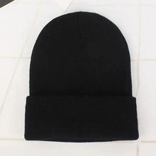 Load image into Gallery viewer, Winter Beanie Hats For Men And Women One Size Beanies Knitted Solid Cool Hat Girls Autumn Female Beanie Warm Comfortable Soft Casual Cap For Cold Weather
