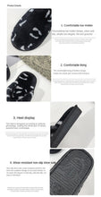 Load image into Gallery viewer, Winter Cotton Slippers Women Leopard Shoes Fashion Fur Slides For Home Comfort Warm Womens Slippers Non-slip Fuzzy House Memory Foam Slippers Furry Fur Lined Bedroom Slippers