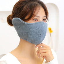 Load image into Gallery viewer, Winter Cycling Mask Unisex Fleece Thermal Warm Windproof Half Face Mask Balaclava Outdoor Sport Fishing Skiing Mask Half Mask Balaclava Ski Mask with Adjustable Windproof Cap Headwear Balaclava Half Face Mask Windproof Men Women