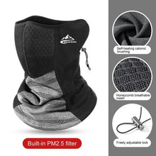 Load image into Gallery viewer, Winter Fishing Warm Mask Outdoor Sport Bandana Scarf Fishing Cycling Hiking Face Cover Neck Balaclava Neck Gaiter Warmer Face Mask Gaiter Bike Half Mask Cold Weather Half Balaclava Outdoor Sports Mask Tactical Neck Warmer for Men & Women