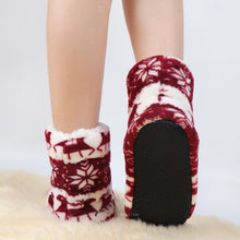 Load image into Gallery viewer, Winter Fur Slippers Women Warm House Slippers Plush Flip Flops Christmas Cotton Indoor Home Shoes Comfort Warm Fluffy Faux Fur Slipper Boots Soft Memory Foam Ankle Booties