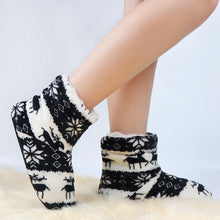 Load image into Gallery viewer, Winter Fur Slippers Women Warm House Slippers Plush Flip Flops Christmas Cotton Indoor Home Shoes Comfort Warm Fluffy Faux Fur Slipper Boots Soft Memory Foam Ankle Booties