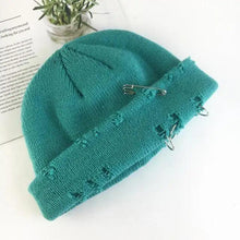 Load image into Gallery viewer, Winter Hat Women Knitted Fashion Warm Thick Hat Autumn Hip Hop Hole Beanies Unisex Basic Cap For Both Men Women Knitted Beanies Fashion Warm Hat