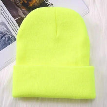 Load image into Gallery viewer, Winter Hats For Men Woman New Beanies Knitted Solid Cute Hat Girls Autumn Female Beanie Caps Warmer Stylish Ladies Casual Cap Outdoor Winter Adult Neutral Warm Hats Candy Color Knitted Woolen Hat for Women Men