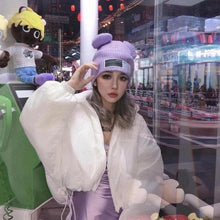Load image into Gallery viewer, Winter Hats for Woman New Beanies Knitted Hat Cute Ear Girls Autumn Female Beanie Caps Warmer Bonnet Casual Cap Winter Beanie Hats for Women Girls Cable Knit Soft Cute Beanie with Double Pompom Ears Detachable Pompom Fur Hat Girls