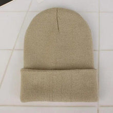 Load image into Gallery viewer, Winter Hats for Women Men New Beanies Knitted Solid Cool Hat Girls Autumn Female Beanie Warm Casual Cap For Winter Comfortable Soft Daily Slouchy Beanies Stylish Cool Hats For Girls And Boys