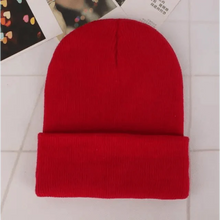 Load image into Gallery viewer, Winter Hats for Women Men New Beanies Knitted Solid Cool Hat Girls Autumn Female Beanie Warm Casual Cap For Winter Comfortable Soft Daily Slouchy Beanies Stylish Cool Hats For Girls And Boys
