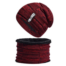 Load image into Gallery viewer, Winter Hats Skellies Beanies Hat Winter Beanies For Men Women Wool Necks Caps Balaclava Mask Gorgas Bonnet Wool Knitted Hat Scarf Hat Set Outdoor Sport Warm Beanies Hat For Men Knitted Hats Bandana Hiking Camping Kid Neck Warmer Cap