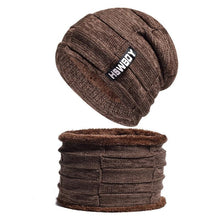 Load image into Gallery viewer, Winter Hats Skellies Beanies Hat Winter Beanies For Men Women Wool Necks Caps Balaclava Mask Gorgas Bonnet Wool Knitted Hat Scarf Hat Set Outdoor Sport Warm Beanies Hat For Men Knitted Hats Bandana Hiking Camping Kid Neck Warmer Cap