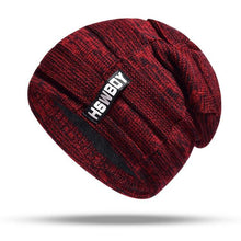 Load image into Gallery viewer, Winter Hats Skellies Beanies Hat Winter Beanies For Men Women Wool Necks Caps Balaclava Mask Gorgas Bonnet Wool Knitted Hat Scarf Hat Set Outdoor Sport Warm Beanies Hat For Men Knitted Hats Bandana Hiking Camping Kid Neck Warmer Cap