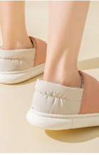 Load image into Gallery viewer, Winter House Warm Women Fur Slippers Waterproof Upper Couples Plush Shoes Home Men Fluffy Slides Warm Memory Foam House Slippers Cozy Winter Womens House Shoes Fur Indoor Outdoor Slippers
