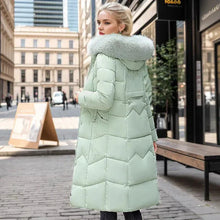 Load image into Gallery viewer, Winter Long Coat with Thickened Fur Collar