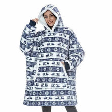 Load image into Gallery viewer, Winter Oversized Wearable Blanket Women Hoodies Sweatshirt TV Blanket With Sleeves Pullover Warm Soft Unisex Hoody Comfortable Sweatshirts For Autumn