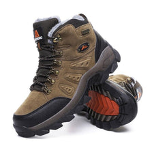 Load image into Gallery viewer, Winter Plush Warm Men's Boots Comfortable Non-slip Hiking Walking Boots Men's Outdoor Hunting Sports Snow Boots Waterproof Lightweight Warm Ankle Booties Comfortable Casual Hiking Boots