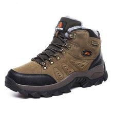 Load image into Gallery viewer, Winter Plush Warm Men's Boots Comfortable Non-slip Hiking Walking Boots Men's Outdoor Hunting Sports Snow Boots Waterproof Lightweight Warm Ankle Booties Comfortable Casual Hiking Boots