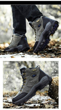 Load image into Gallery viewer, Winter Plush Warm Men's Boots Comfortable Non-slip Hiking Walking Boots Men's Outdoor Hunting Sports Snow Boots Waterproof Lightweight Warm Ankle Booties Comfortable Casual Hiking Boots