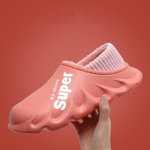 Load image into Gallery viewer, Winter Slippers Warm Men Shoes Waterproof Women Couples Non-Slip Plush Cotton Indoor Outdoor Cozy Home Autumn Thick Slippers Cozy Slip-On Memory Foam Fur House Slippers Warm Fleece Lining Indoor Outdoor Garden Bedroom Plush Shoes