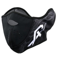 Load image into Gallery viewer, Winter Thermal Balaclava Fleece Half Face Mask Neck Warmer Ear Cover Ski Windproof Snowboard Scarf Bandana Helmet Cap Men Women Mask Headwear Scarf Bandana Hood Half Breathable Dustproof Hang-Ear Cap Bike Headbands Face Cover