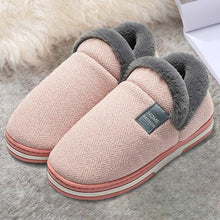 Load image into Gallery viewer, Winter Warm Home Slippers Women Cat Non-Slip Home Shoes Indoor Floor Bedroom Couple Plush House Slippers Comfort Plush Cute House Lucky Cat Warm Indoor Home Shoes