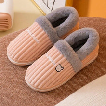 Load image into Gallery viewer, Winter Warm Home Slippers Women Cat Non-Slip Home Shoes Indoor Floor Bedroom Couple Plush House Slippers Comfort Plush Cute House Lucky Cat Warm Indoor Home Shoes