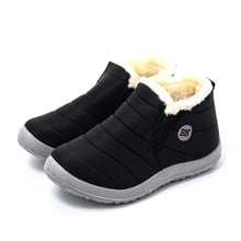 Load image into Gallery viewer, Winter Women Boots Waterproof Snow Shoes Flat Casual Winter Soft Shoes Ankle Boots For Women Snow Boots Winter Slip On Ankle Comfortable Booties Anti-Slip Water Resistant Fully Fur Lined Outdoor Shoes